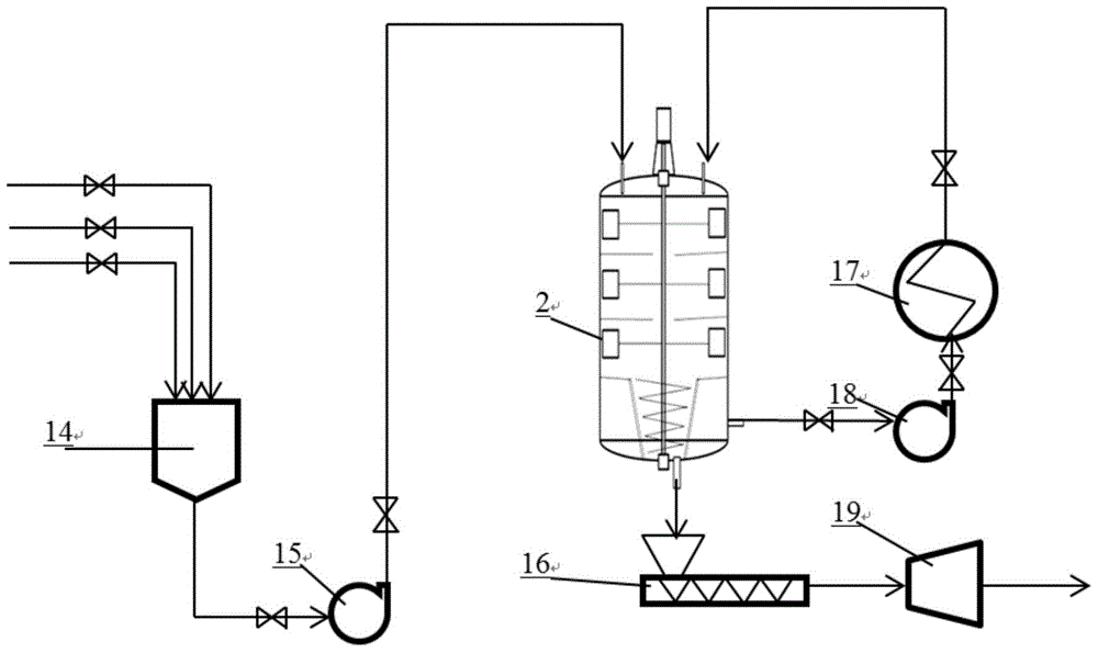 A reactor for liquid-solid two-phase continuous reaction and on-line separation