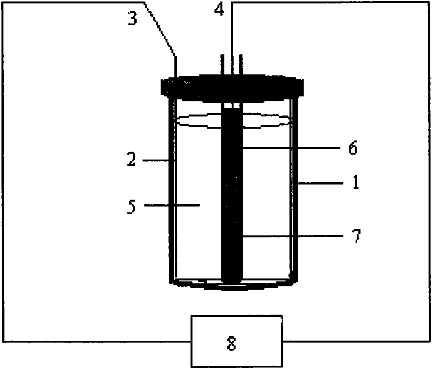 Liquid-phase micro-extraction technology for electric field enhanced hollow fibrous membrane and device for same