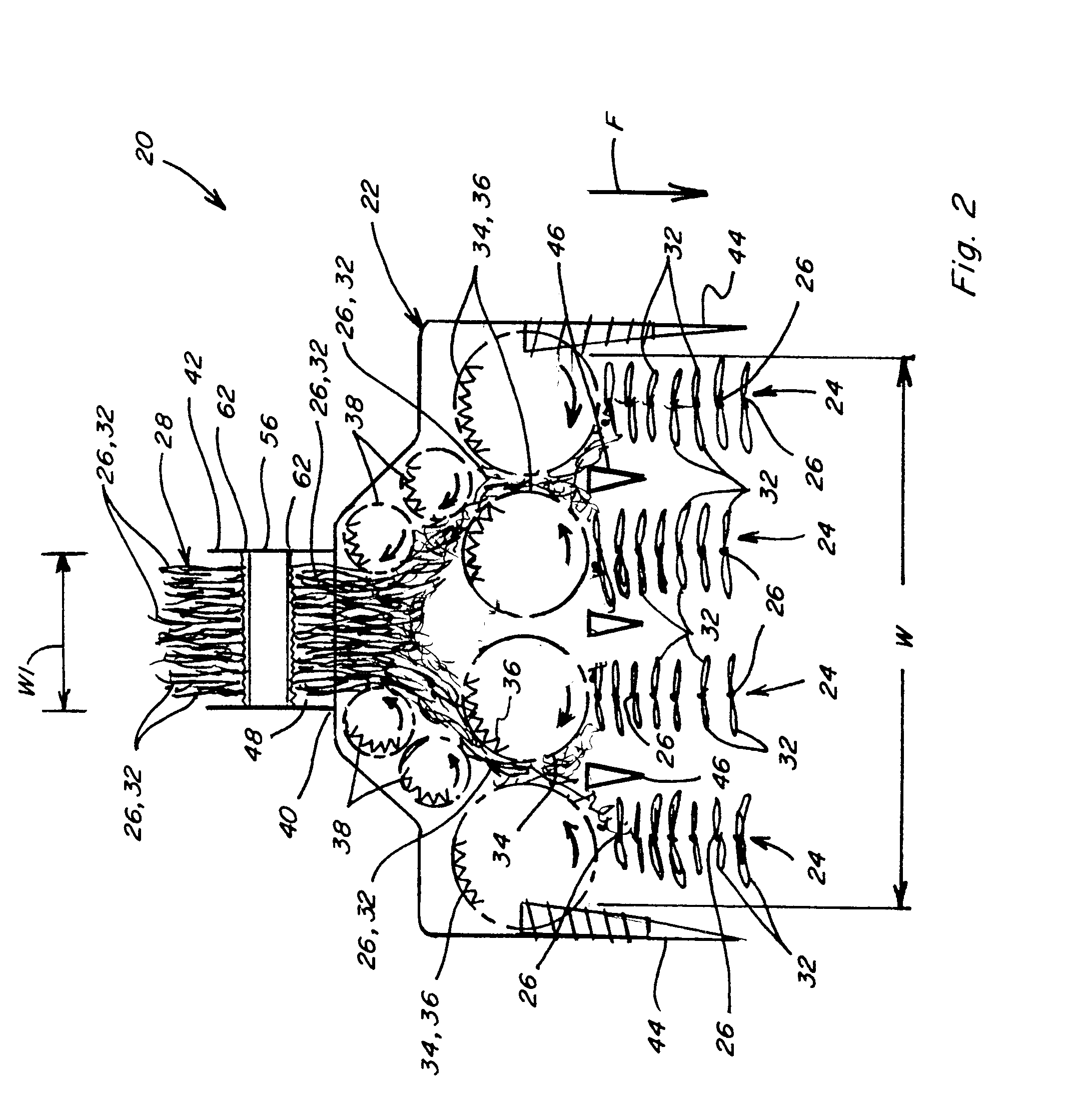 Row insensitive biomass harvesting and billeting system and method