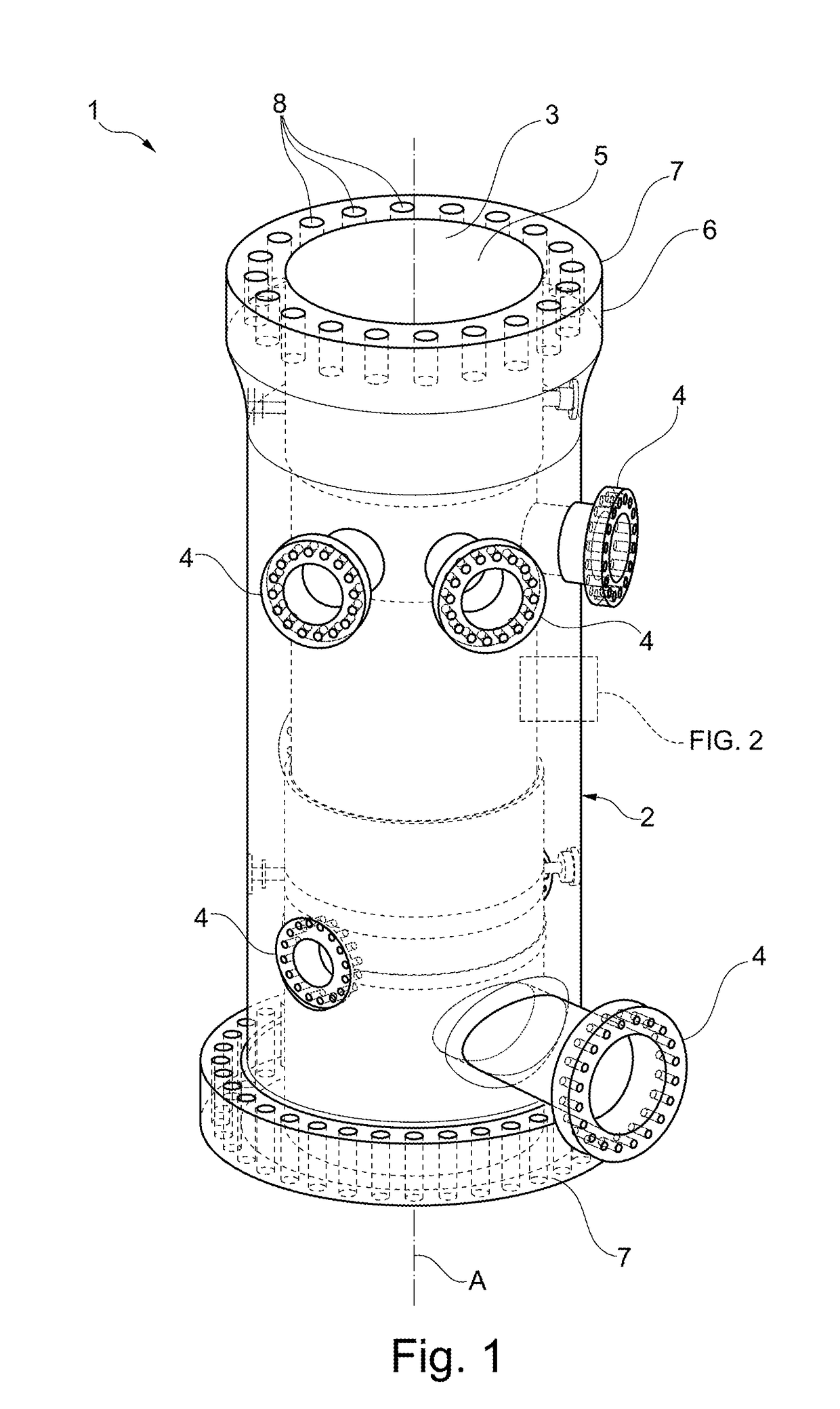 Casing for a turbomachine