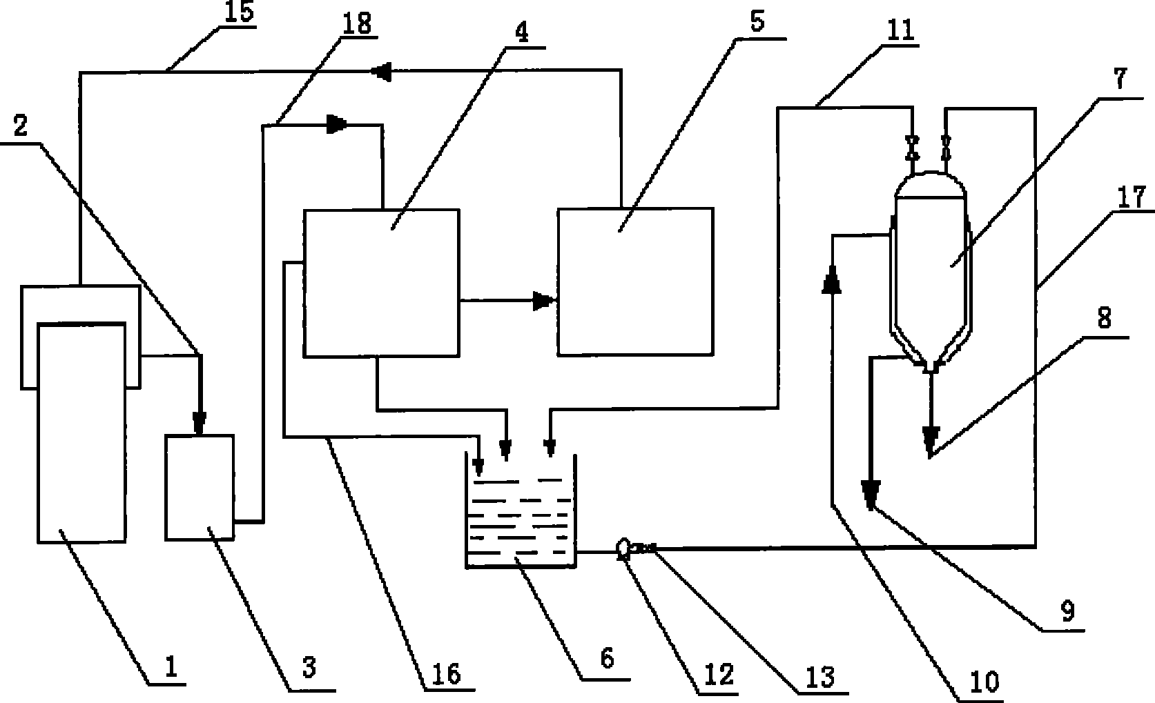 Device for automatically and continuously recycling doctor solution and recycling technique thereof