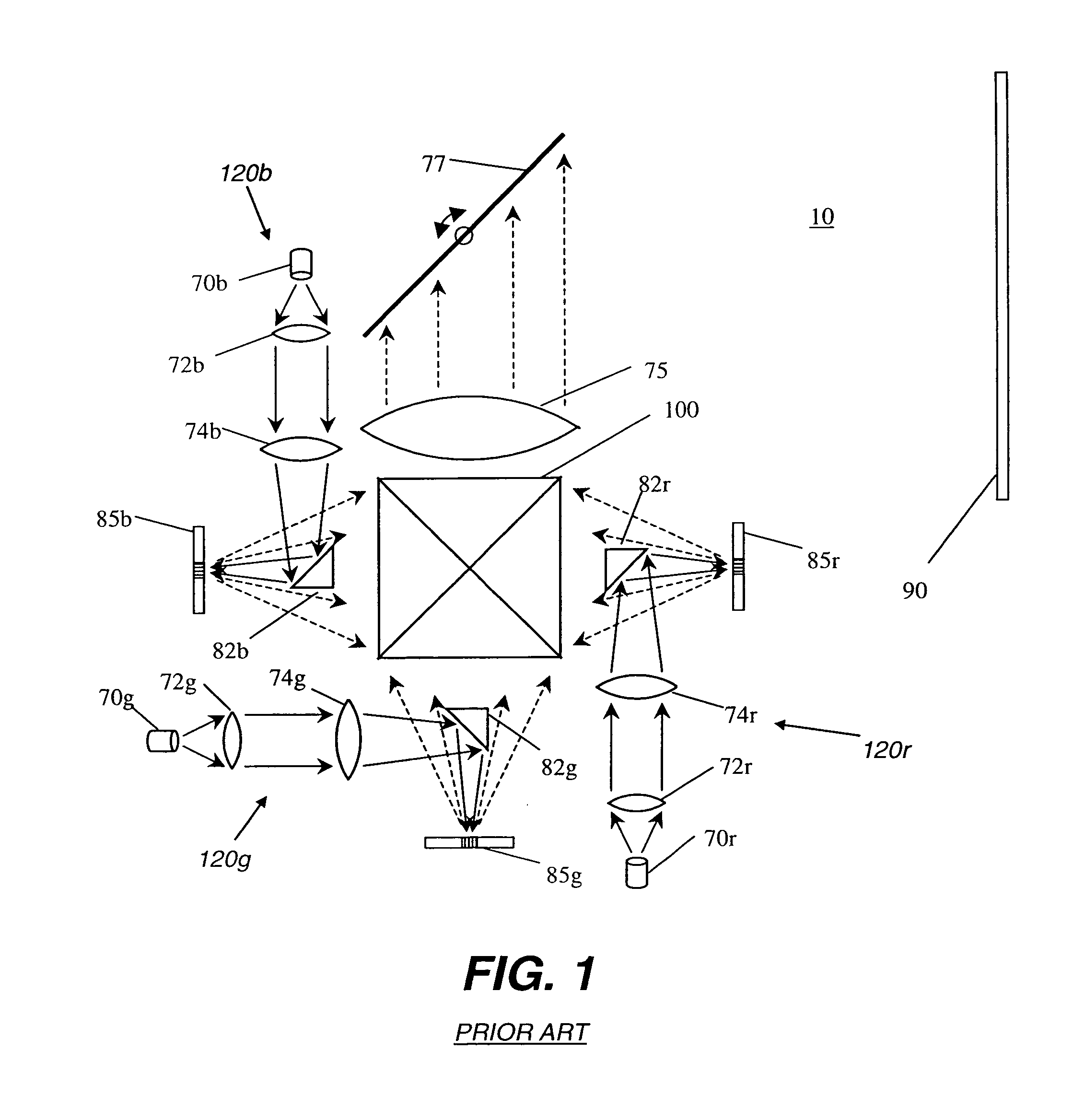 Speckle reduction for display system with electromechanical grating