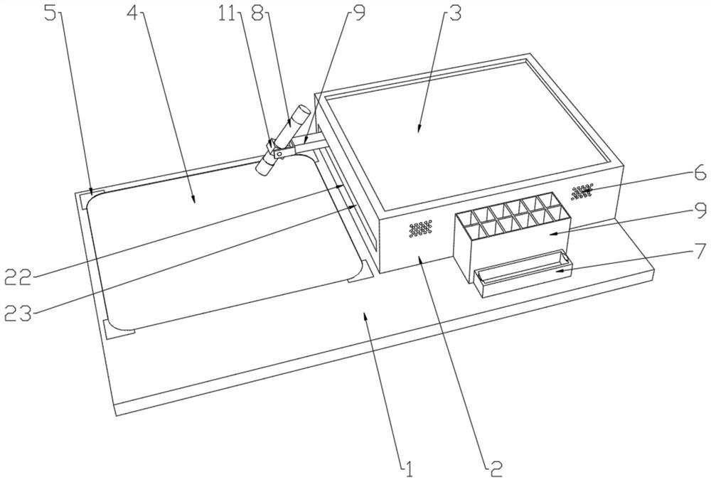 Intelligent demonstration equipment for drawing training of children