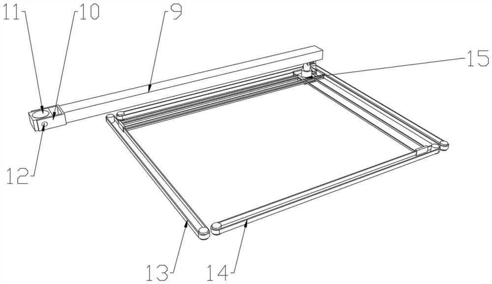 Intelligent demonstration equipment for drawing training of children