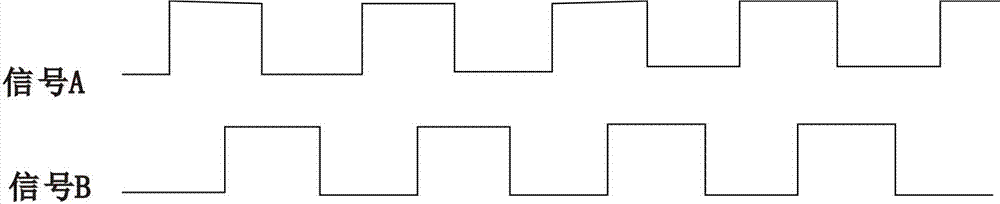 A non-contact measuring device and method for the rotary position of a crane