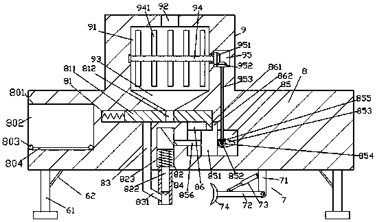 A big data server cabinet drilling device