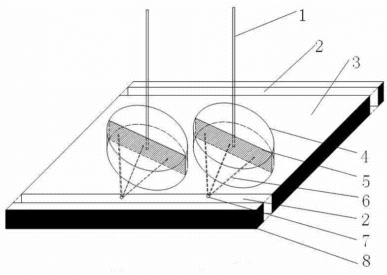 Method for extracting coal seam gas through ground fracturing and underground horizontal drill holes