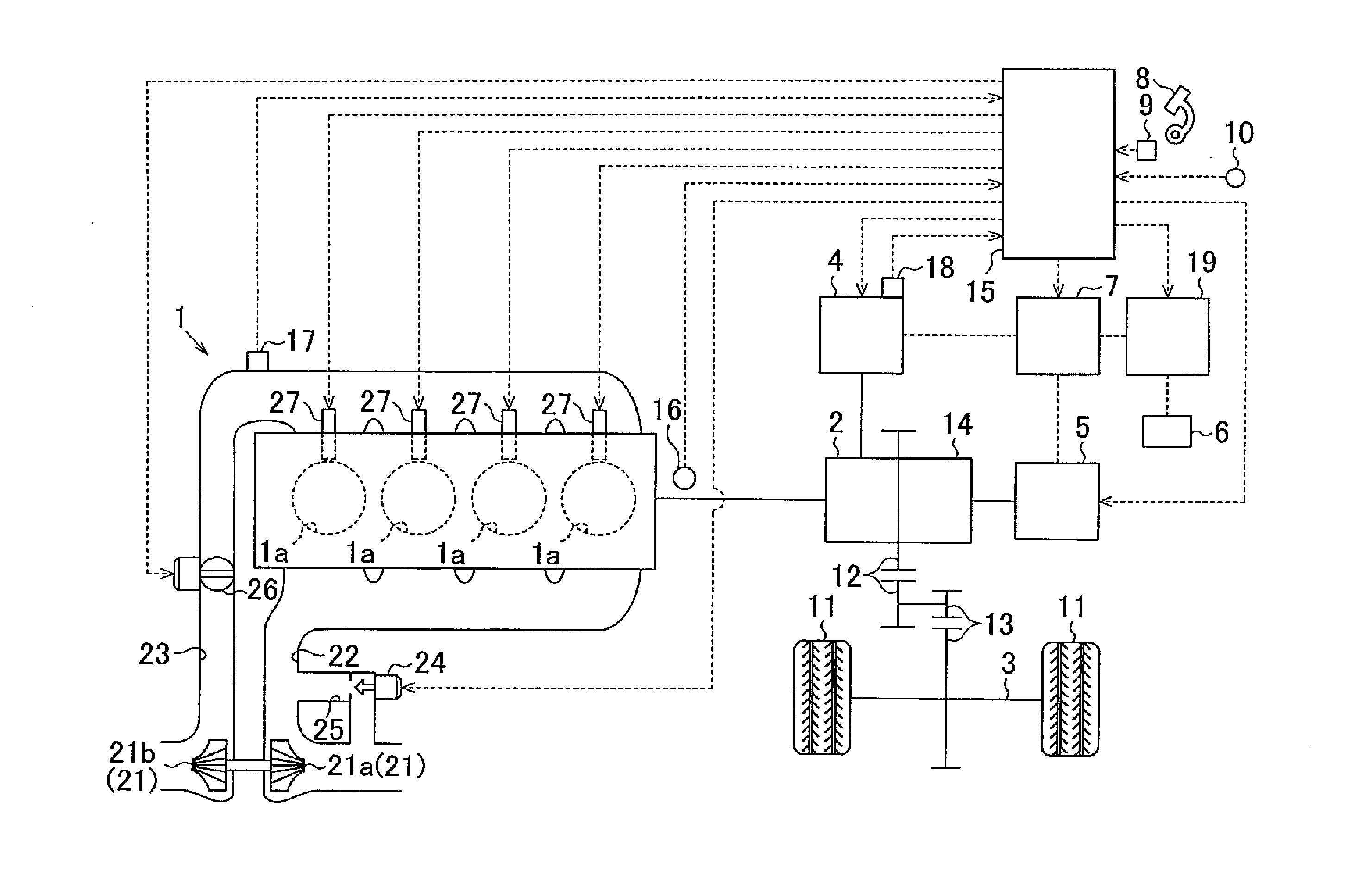 Control device, control method, and control system for hybrid vehicle