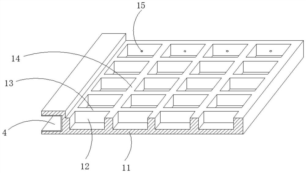 Fabricated concrete greening construction enclosing wall