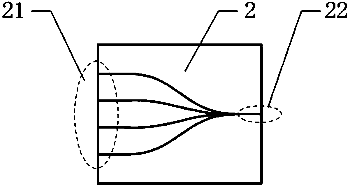 Wavelength division multiplexing single-fiber bidirectional data receiving and dispatching module