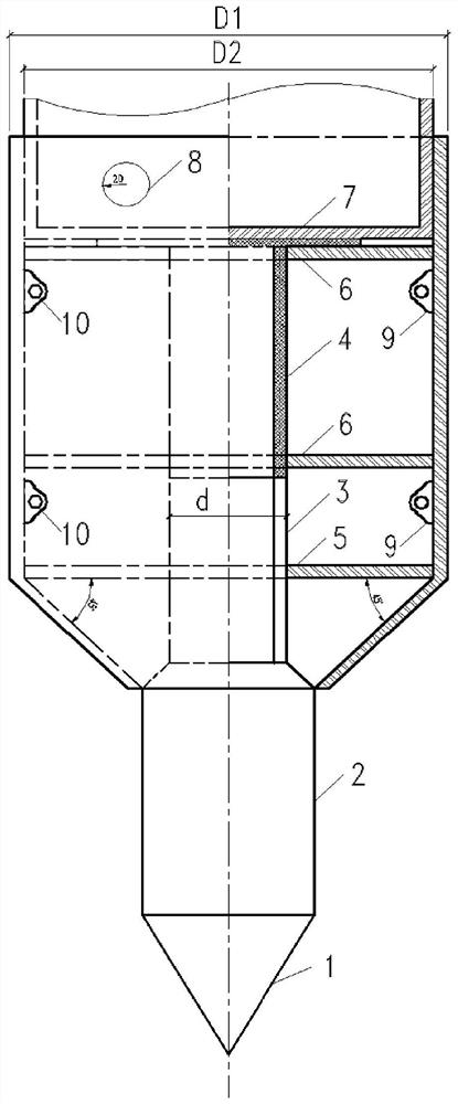 A real-time measuring device for drill bit pressure during construction of cement-soil mixing pile