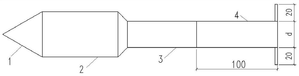 A real-time measuring device for drill bit pressure during construction of cement-soil mixing pile