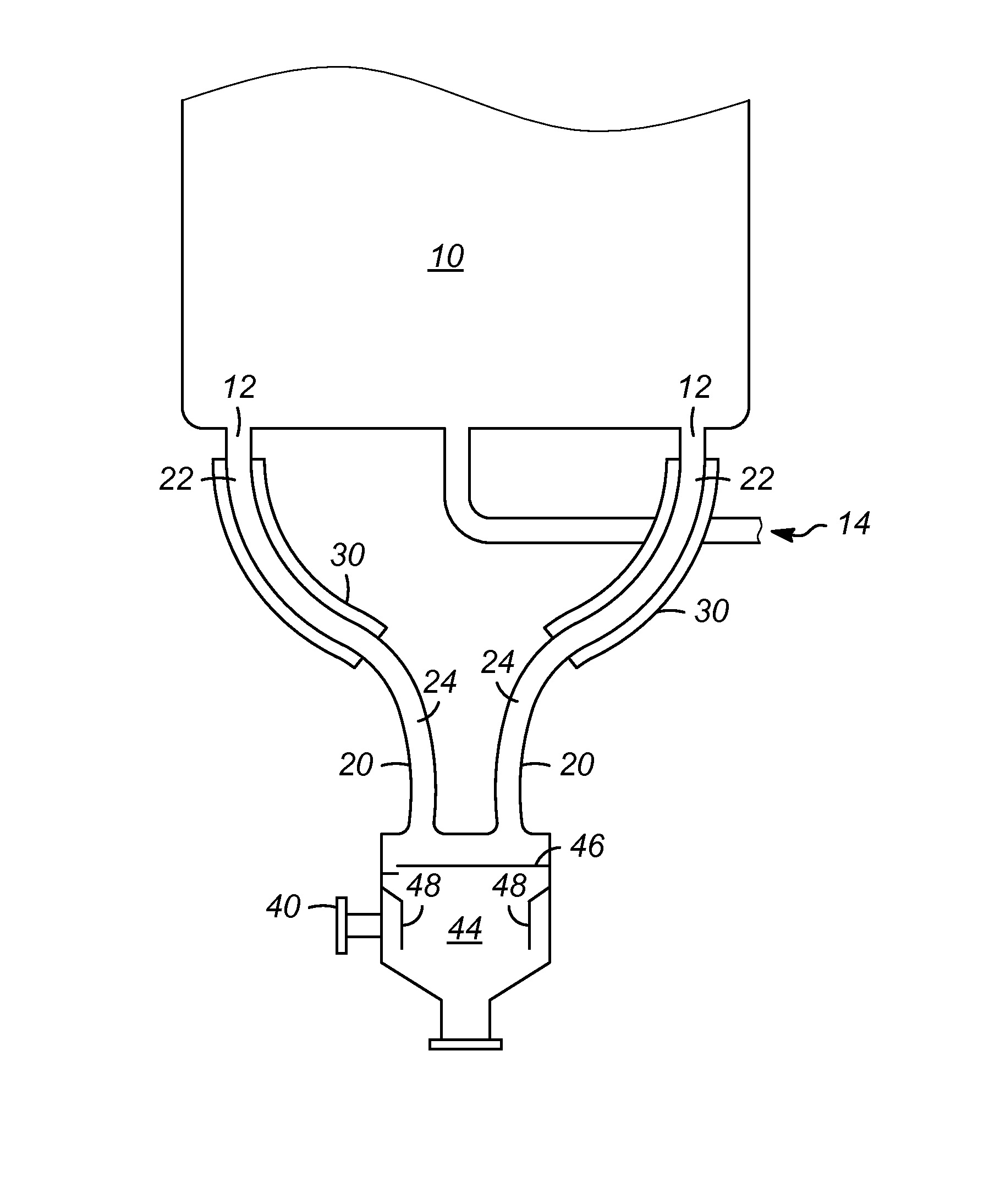 Dehydrogenation reactor catalyst collector with hot hydrogen stripping zone