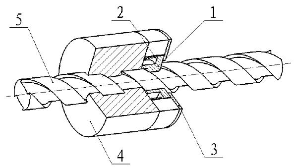 Automatic lubricating device being suitable for nut-screw transmission mechanism