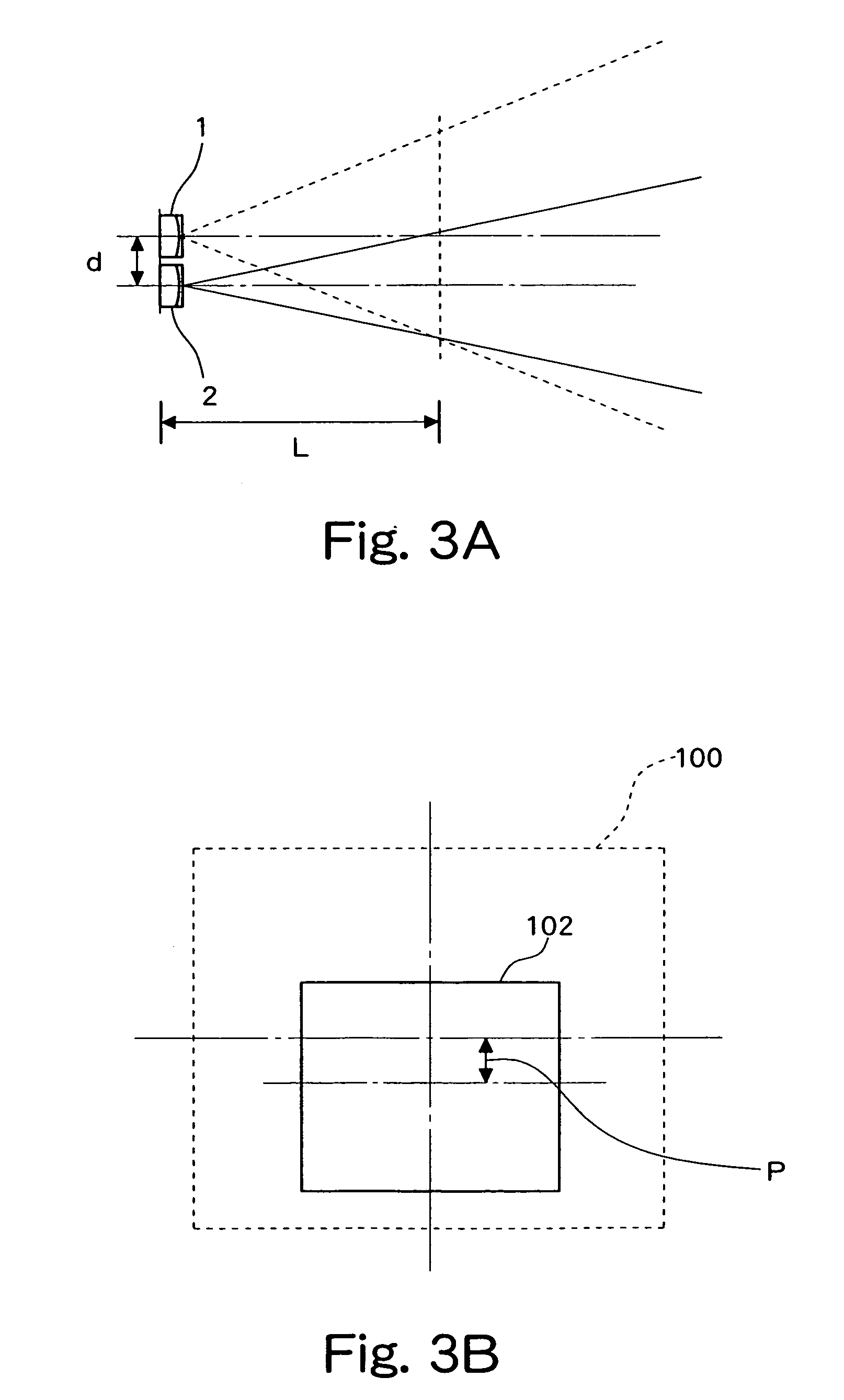 Image-capturing device having multiple optical systems