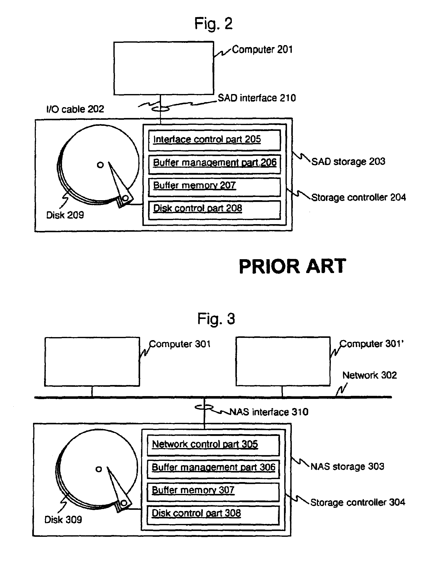 Method and apparatus for implementing extensible network-attached secondary storage