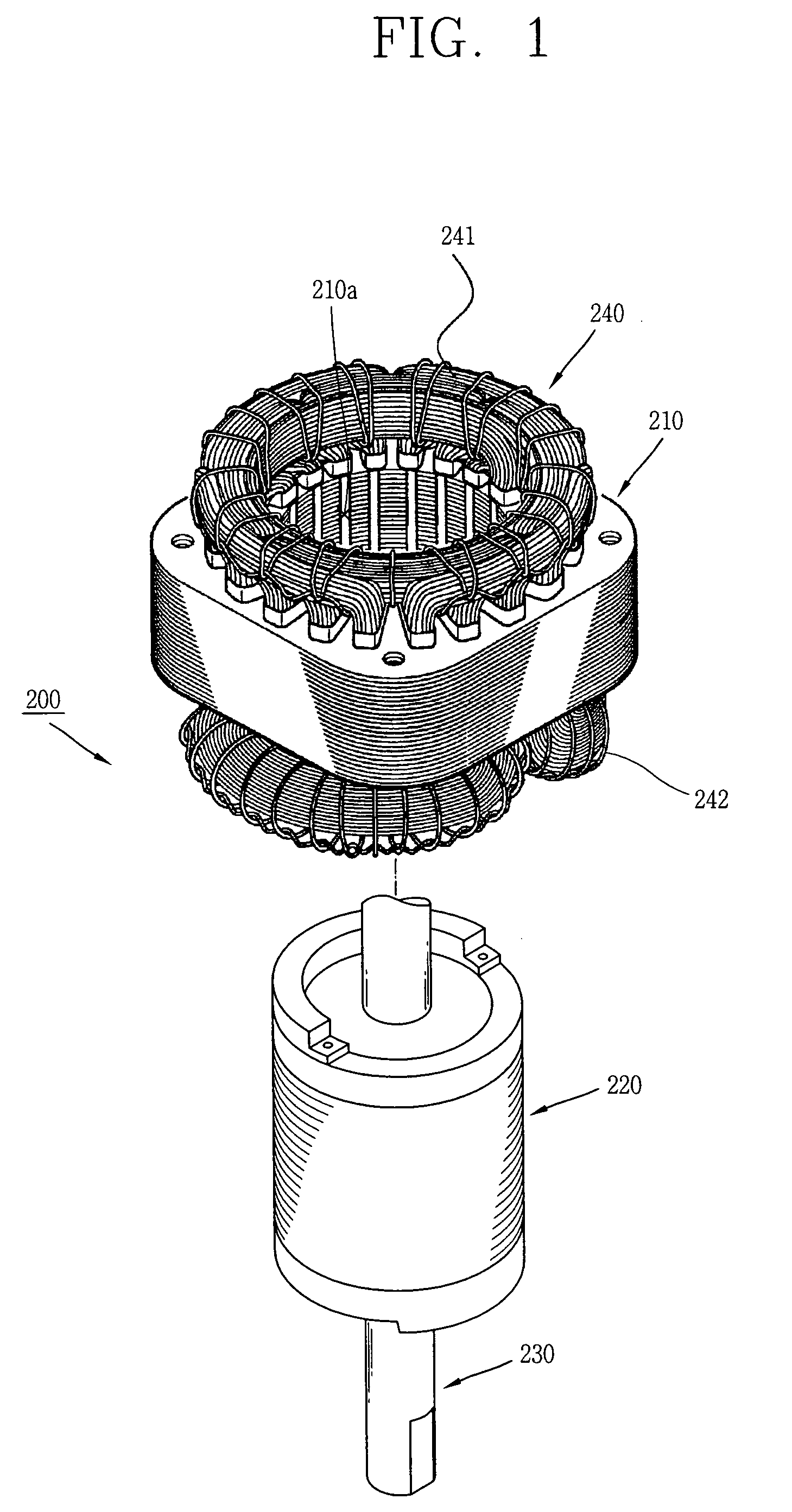 Motor for compressor and hermetic compressor having the same