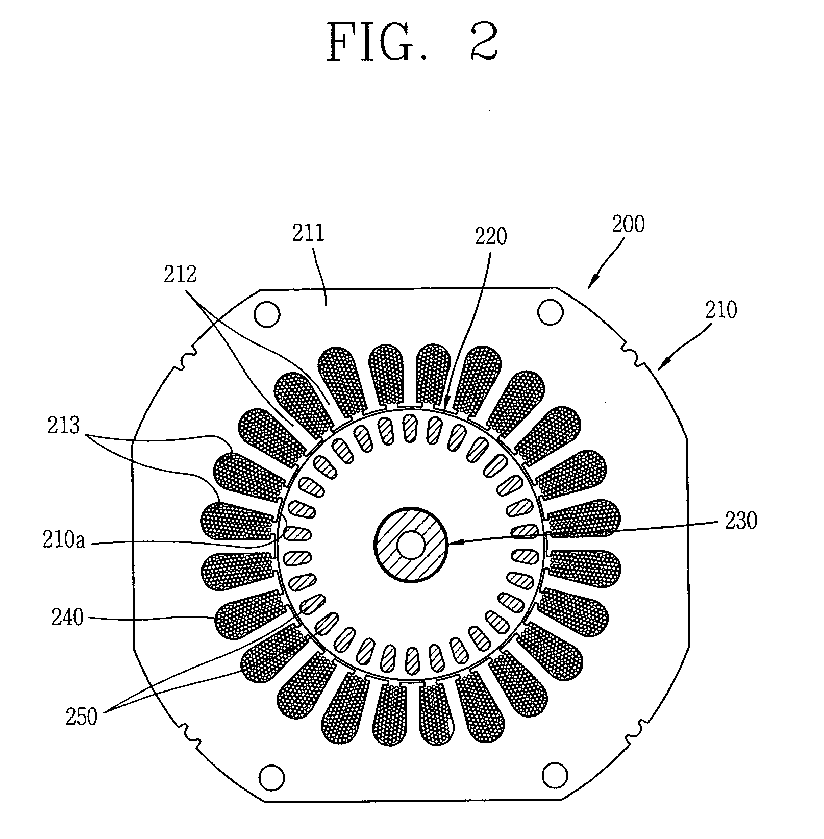 Motor for compressor and hermetic compressor having the same