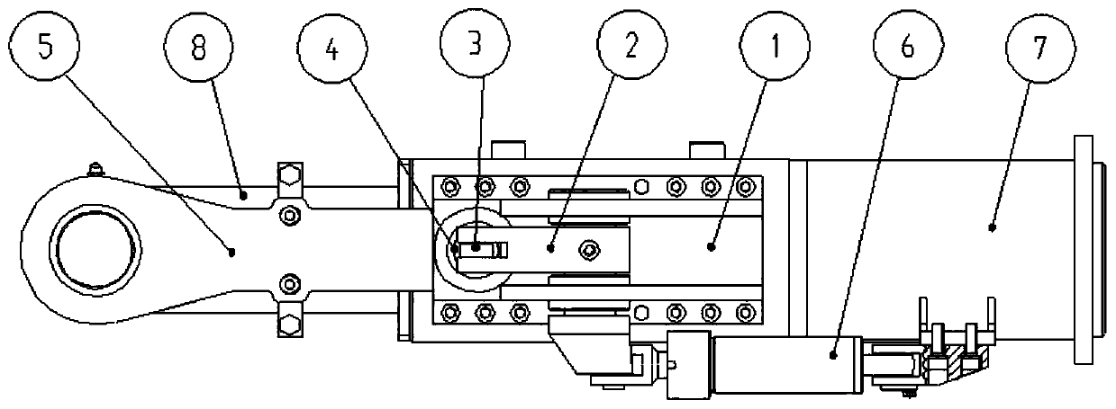 Hydraulic bolt mechanism