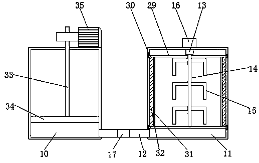 Painting device for furniture manufacturing