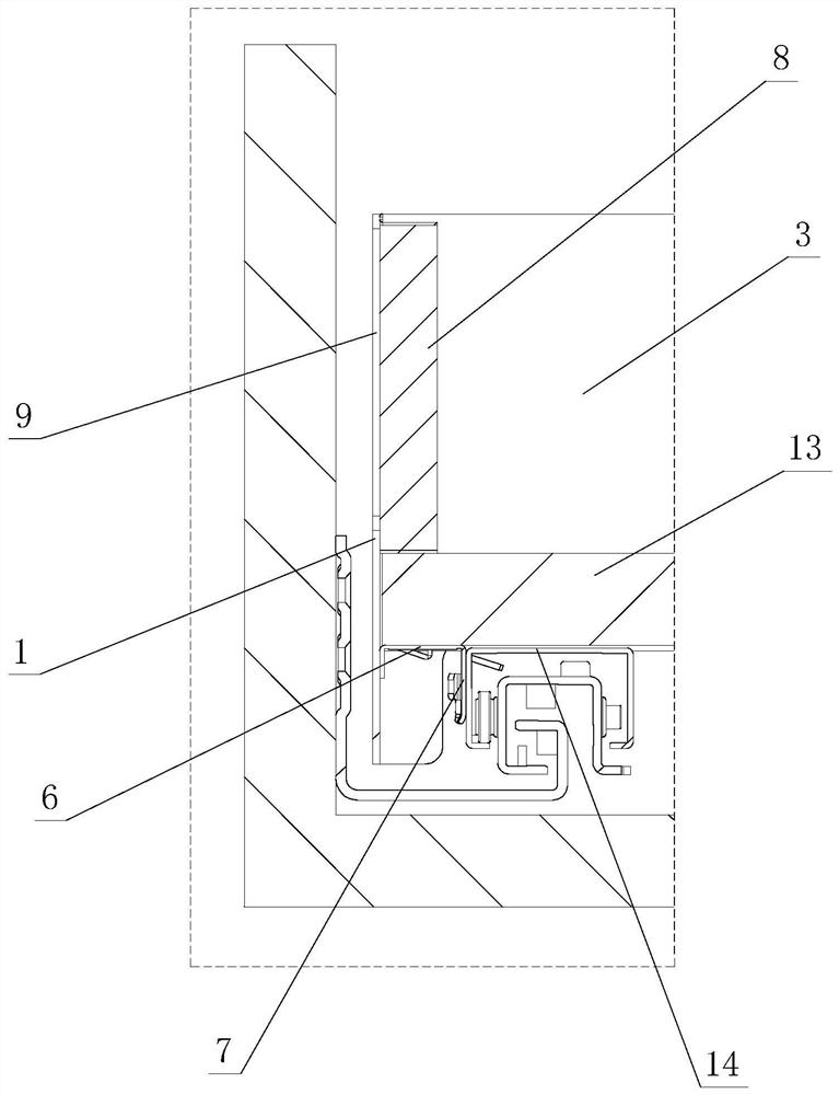 Improved furniture drawer assembly structure