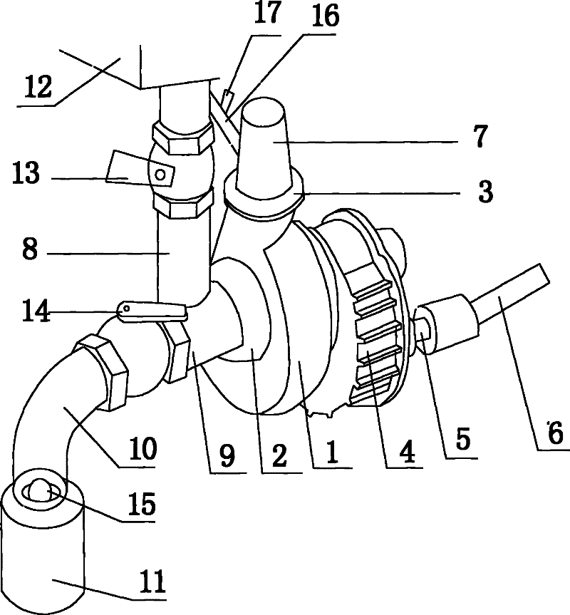 Fire-fighting water pump device