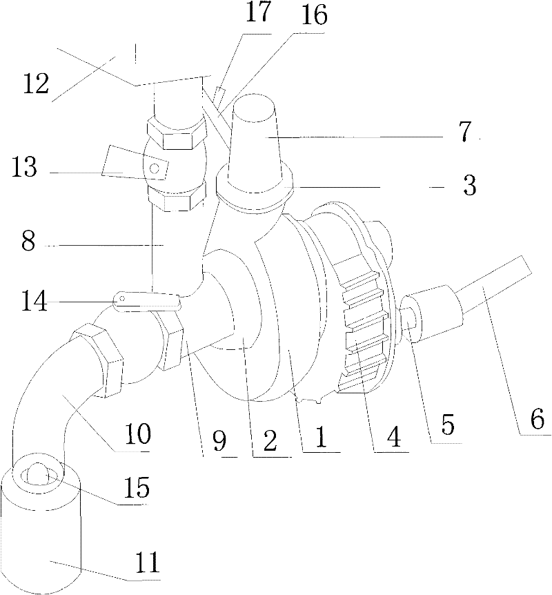 Fire-fighting water pump device