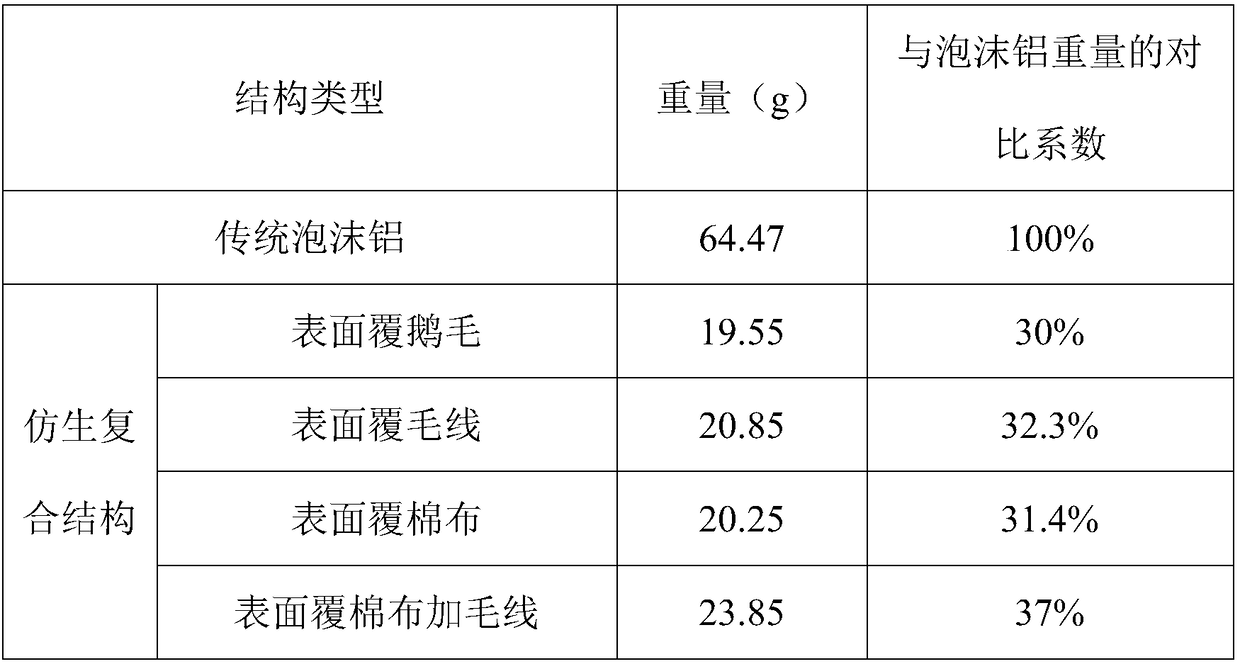 Novel bionic composite sound absorption structure