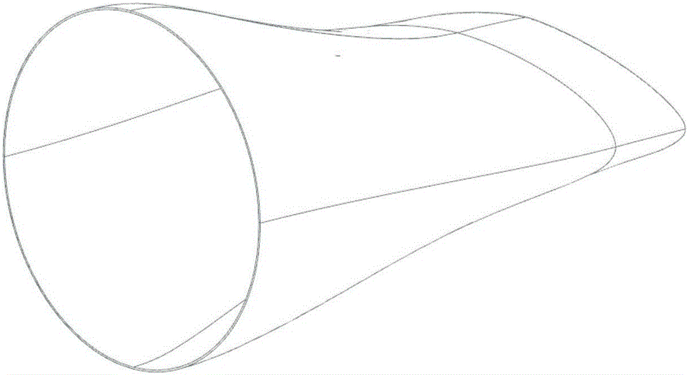 Overall superplastic forming method of variable cross-section cylindrical shell