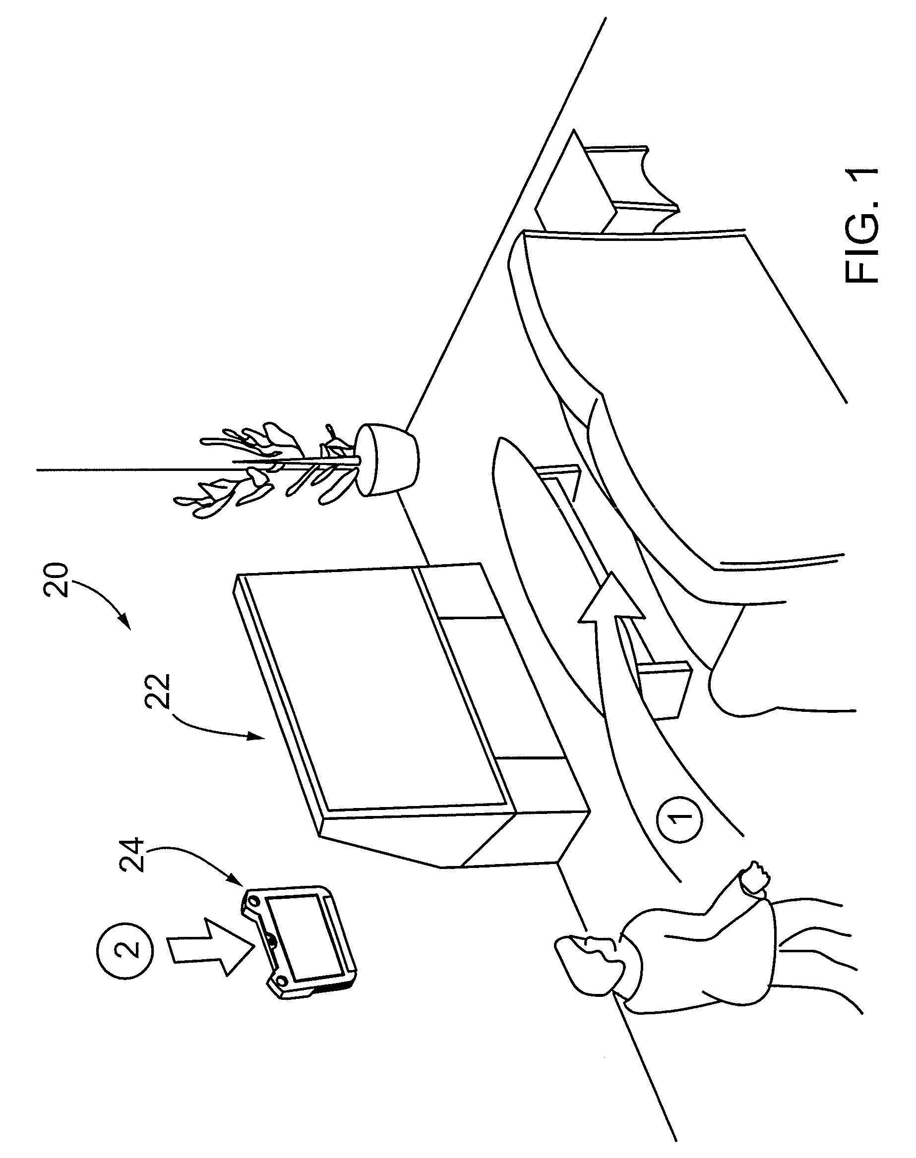 Interactive input system, controller therefor and method of controlling an appliance