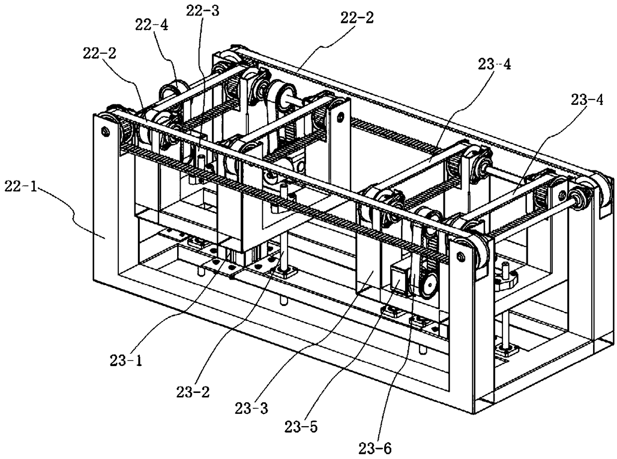 Annular automatic car storing and picking parking system on upper layer of road and control method thereof