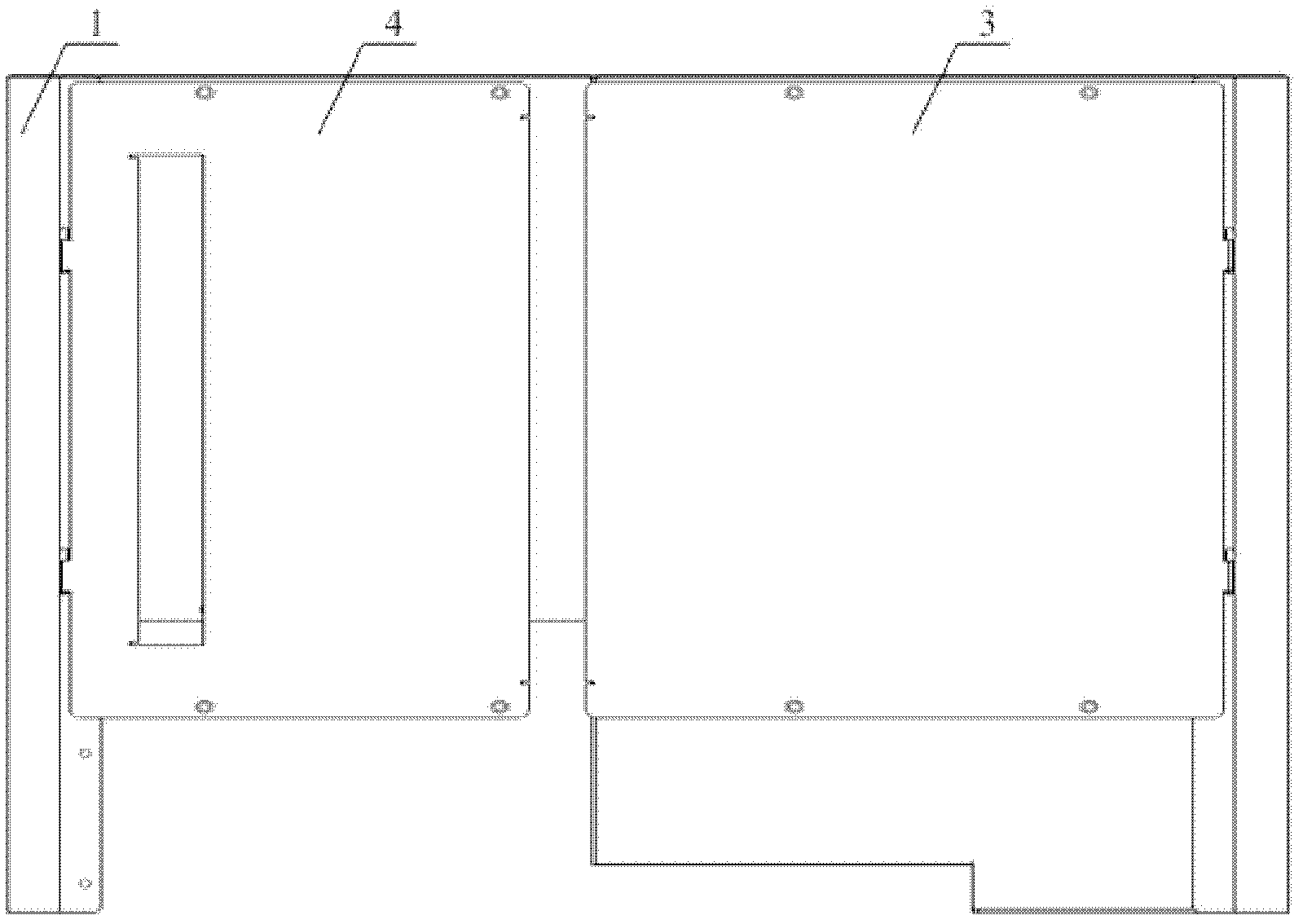 Convenient-to-demount frame-cover plate component of anesthesia machine