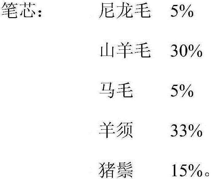 Brush nib with both rigidity and flexibility, brush and manufacturing method thereof