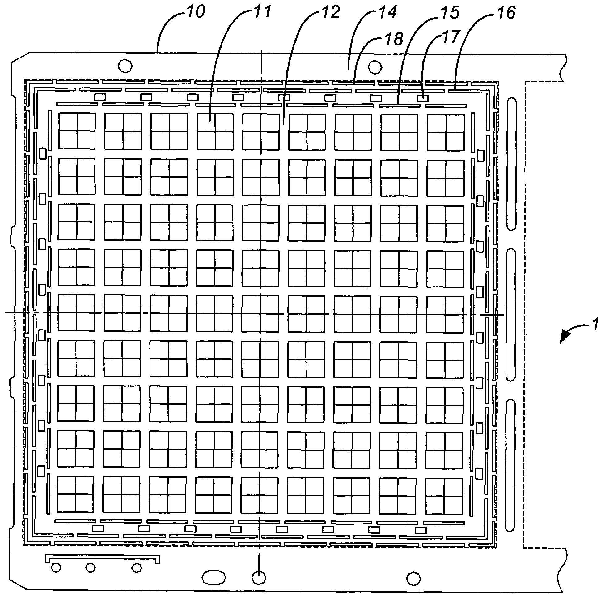 Stress-free lead frame