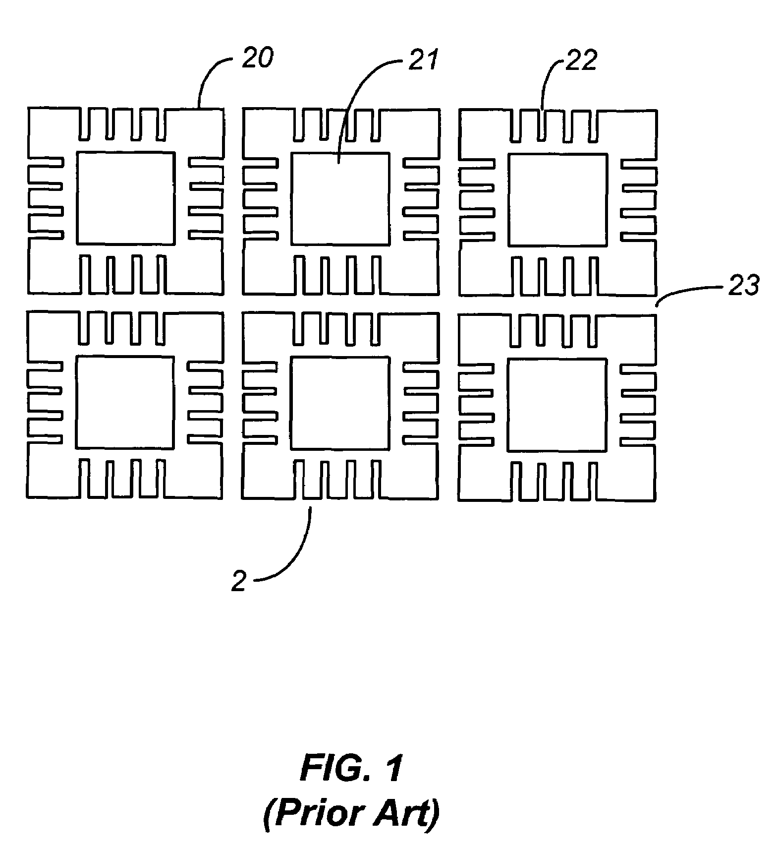 Stress-free lead frame