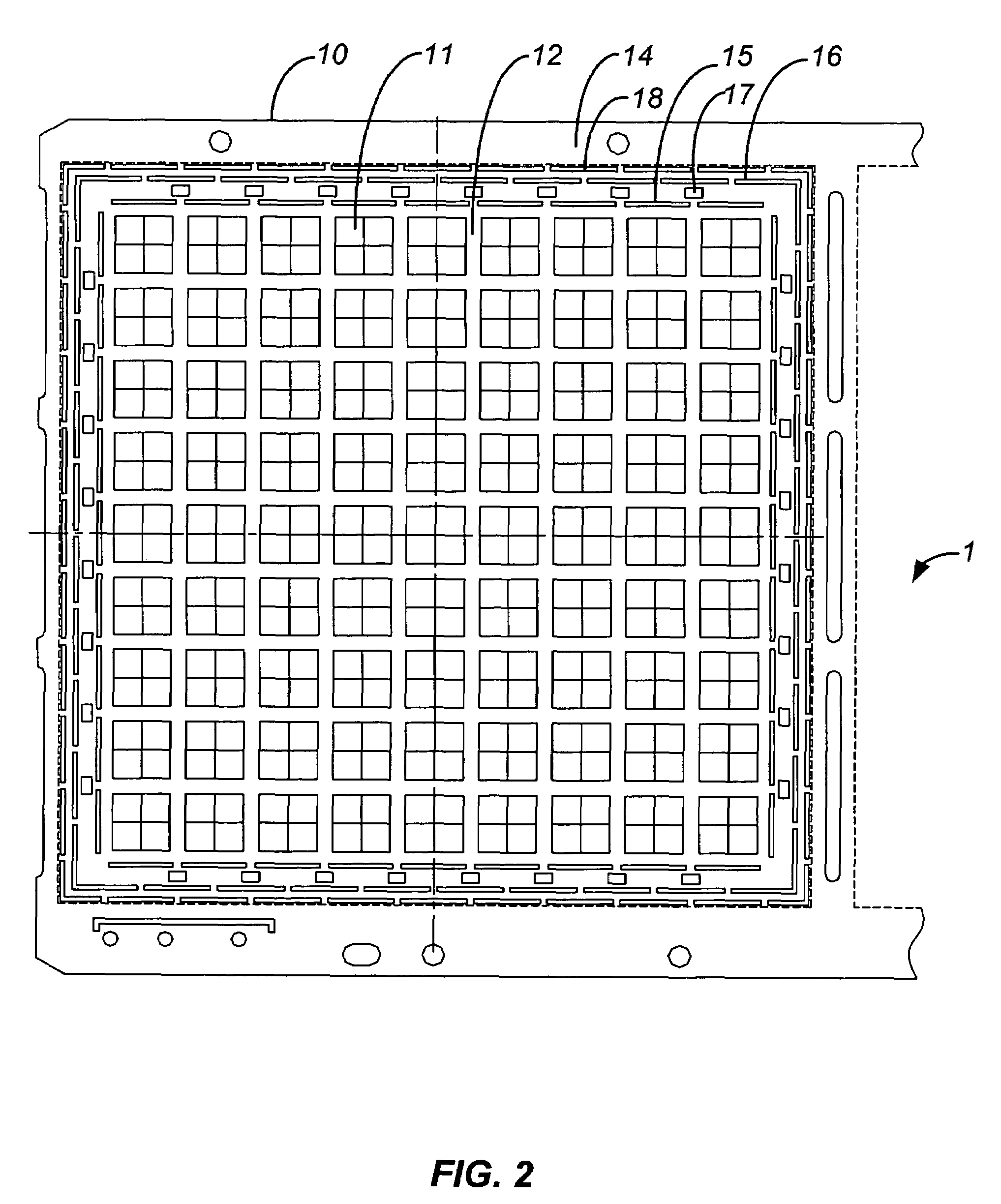 Stress-free lead frame