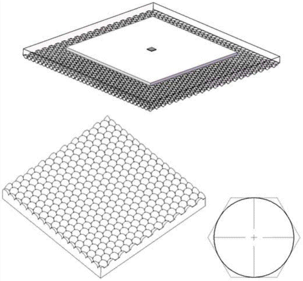 Cooling glass bottom plate of high-concentration photovoltaic power generation module receiver and preparation method of cooling glass bottom plate