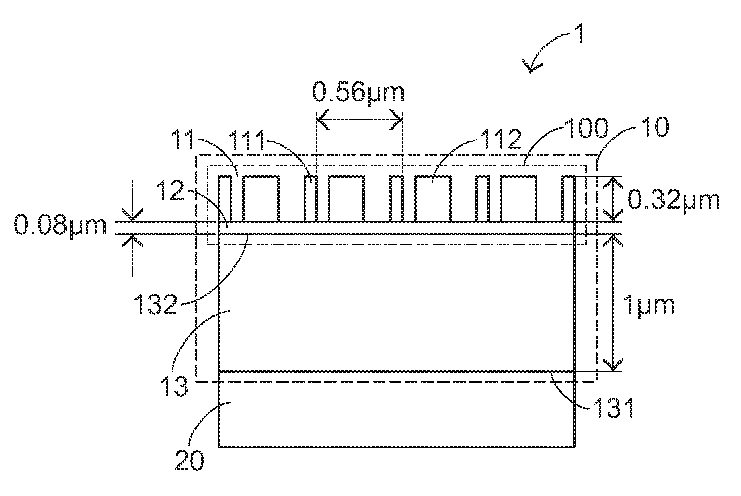 Guided mode resonance solar cell