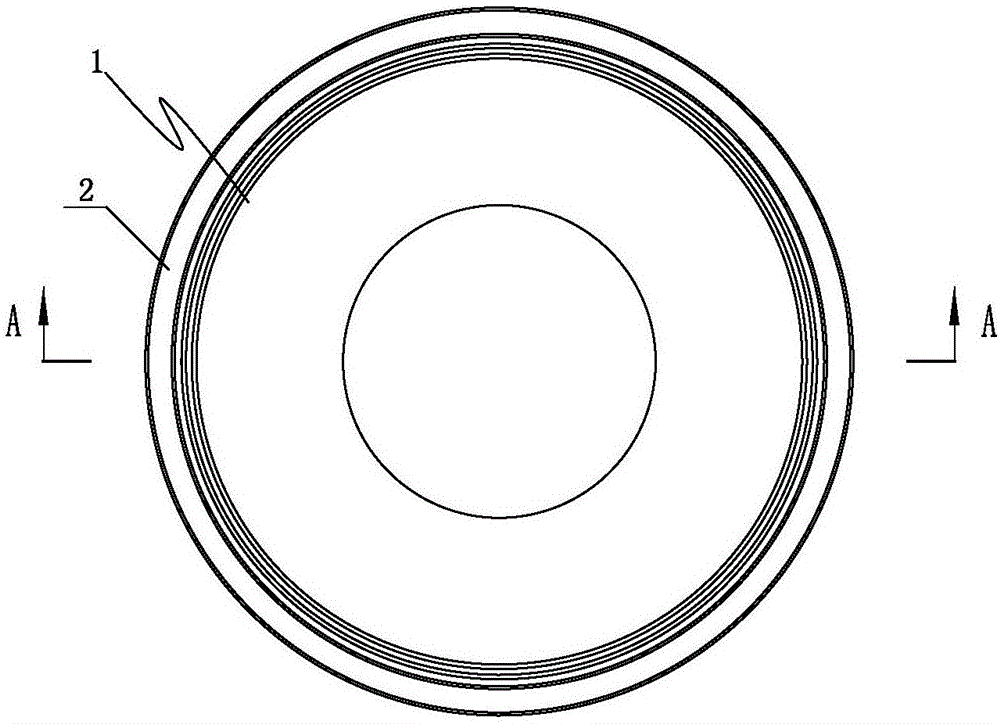 Vacuum non-stick pan and production method thereof