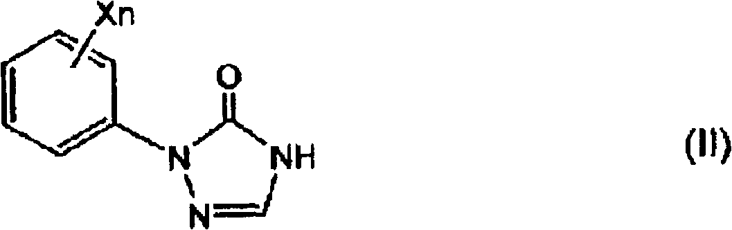 Preparation method of 1-substituted-4-carbamoyl-1,2,4-triazol-5-one derivatives