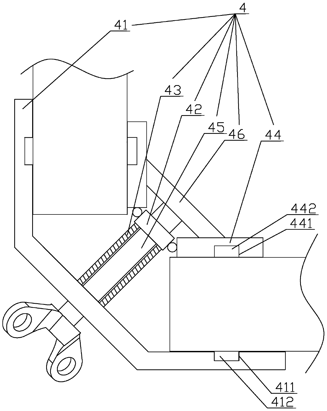 Concrete wall surface dry hanging stone structure and construction method thereof