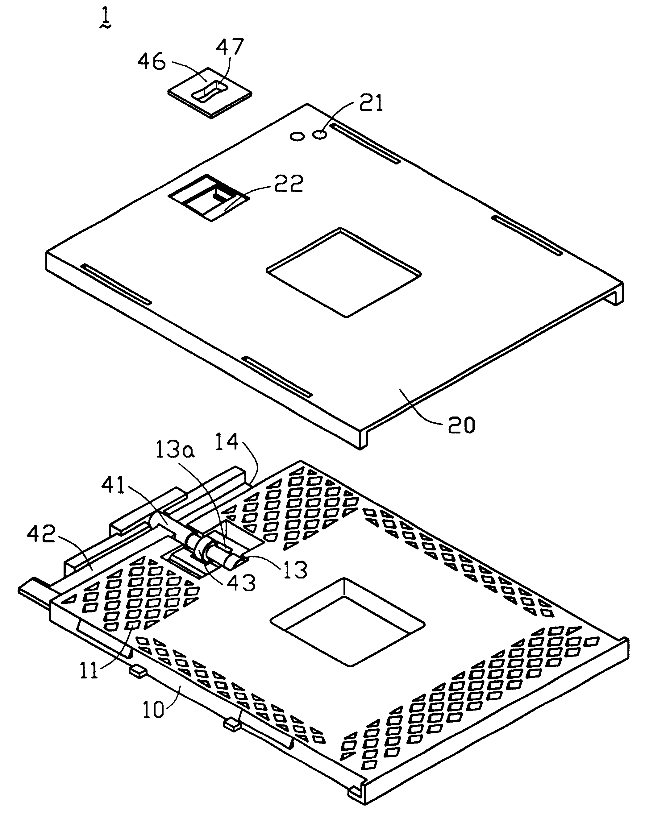 Zero insertion force connector socket with helical driving mechanism