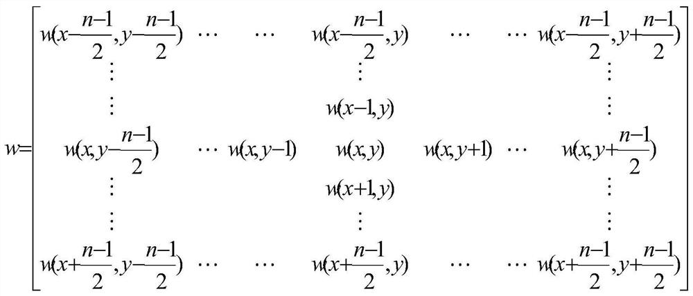 Image dehazing method based on adaptive transmittance inpainting based on multi-scale window