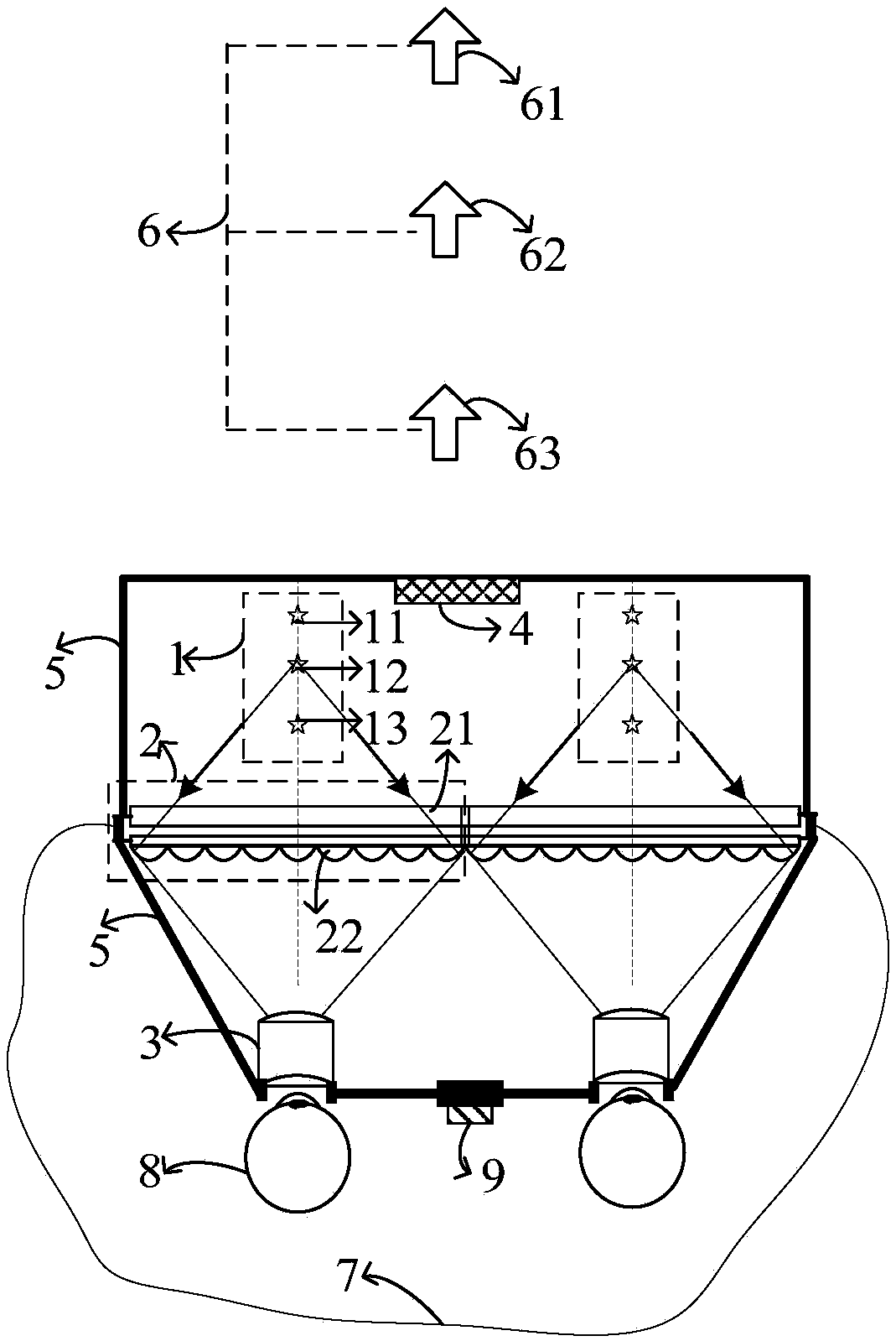 Light-field-imaging-based depth-of-field enhanced type virtual reality display system and method