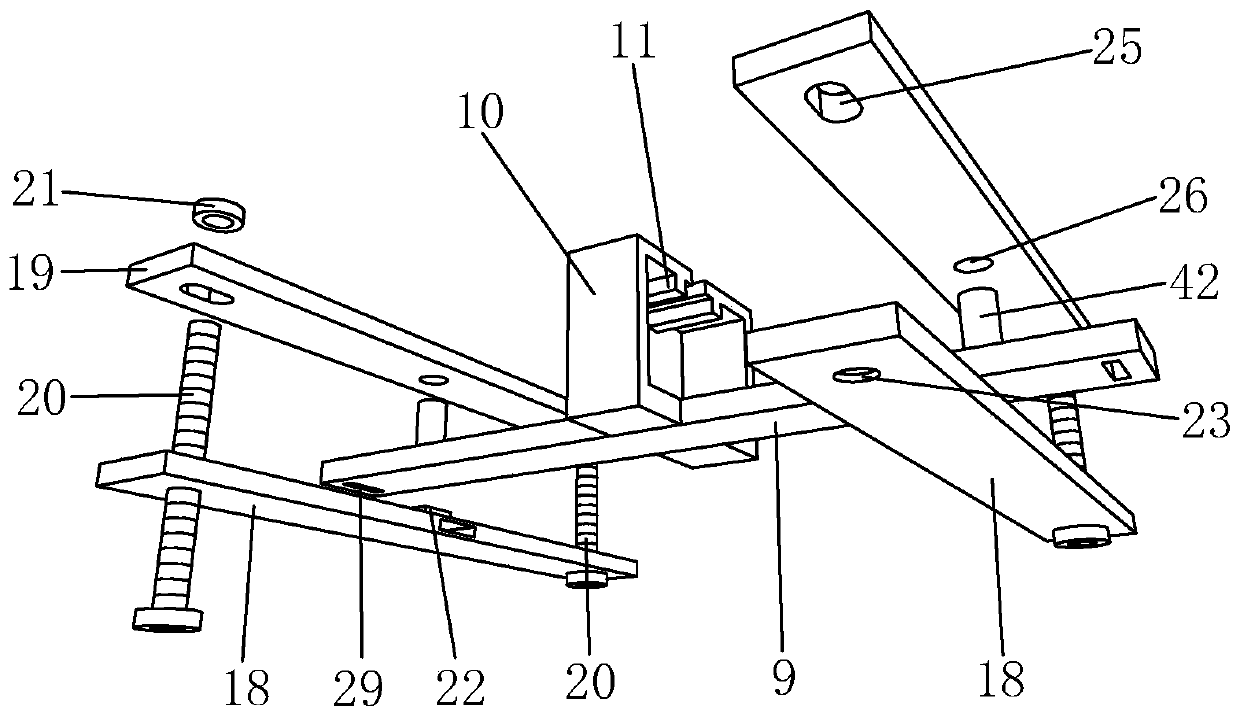 Cabling rack for college user group data life cycle management system and installation method thereof