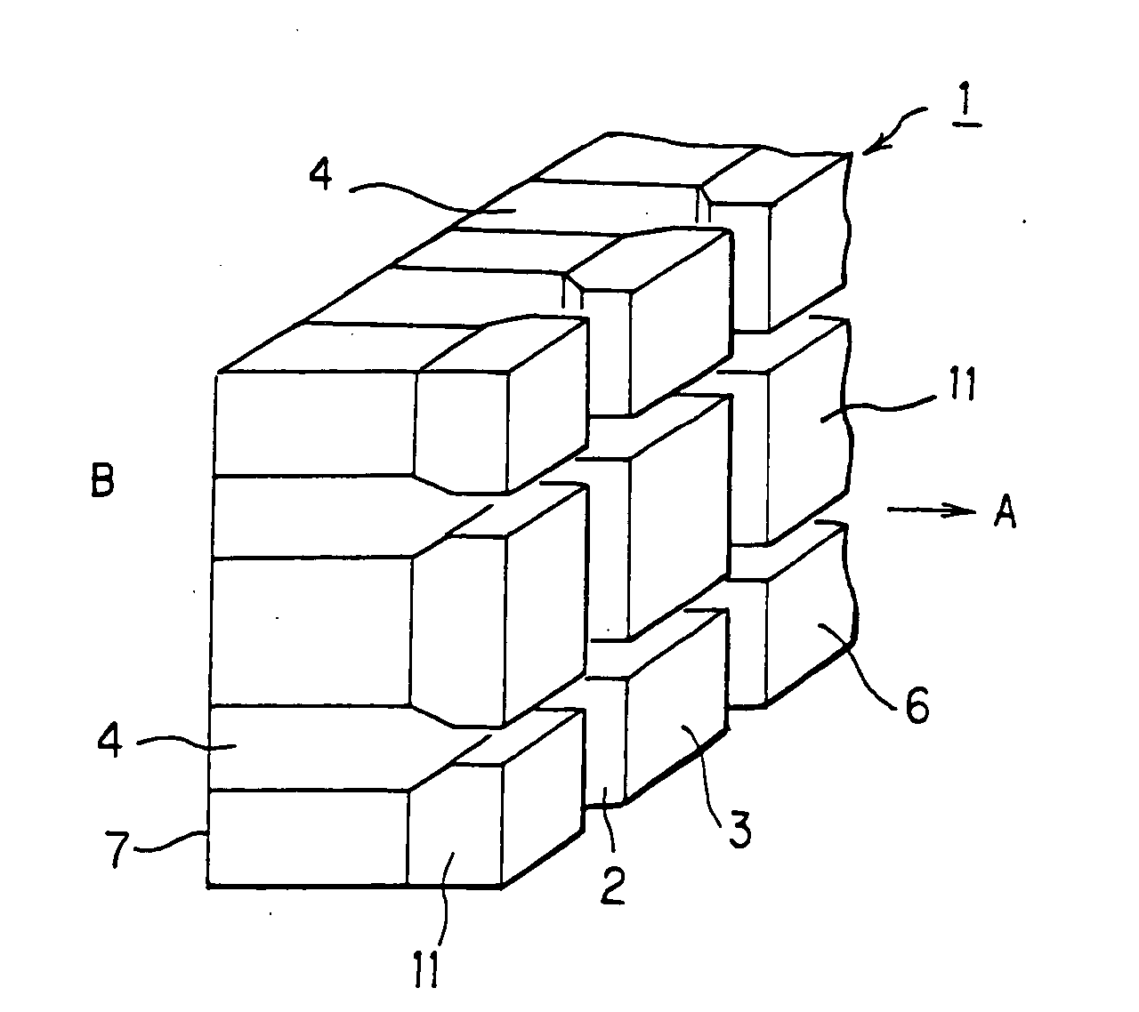 Honeycomb structural body forming ferrule and method of manufacturing the ferrule