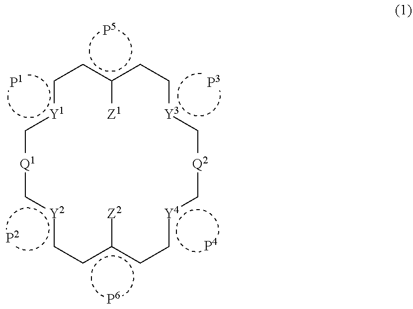 Cyclic compound, its metal complex and modified metal complex