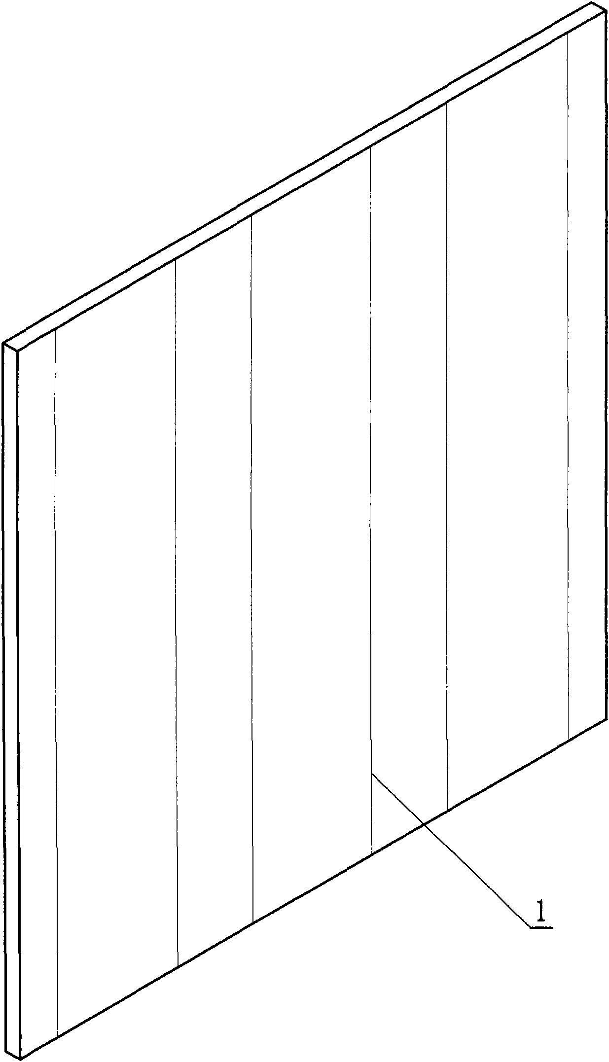 Automatic heat insulation assembly process of multilayer composite fibre wall body outer wall