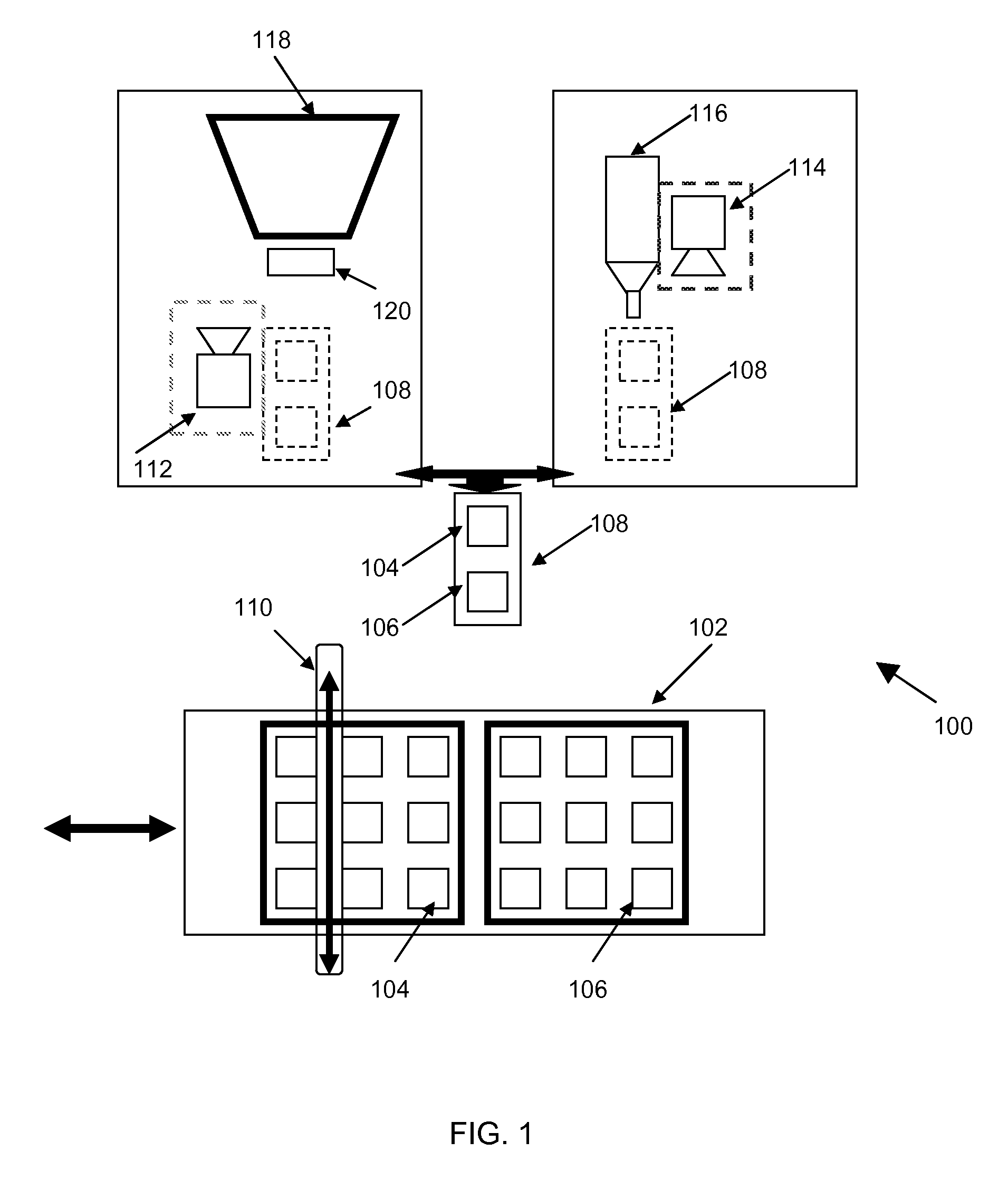 Apparatus for assembling a lens module and an image sensor to form a camera module, and a method of assembling the same