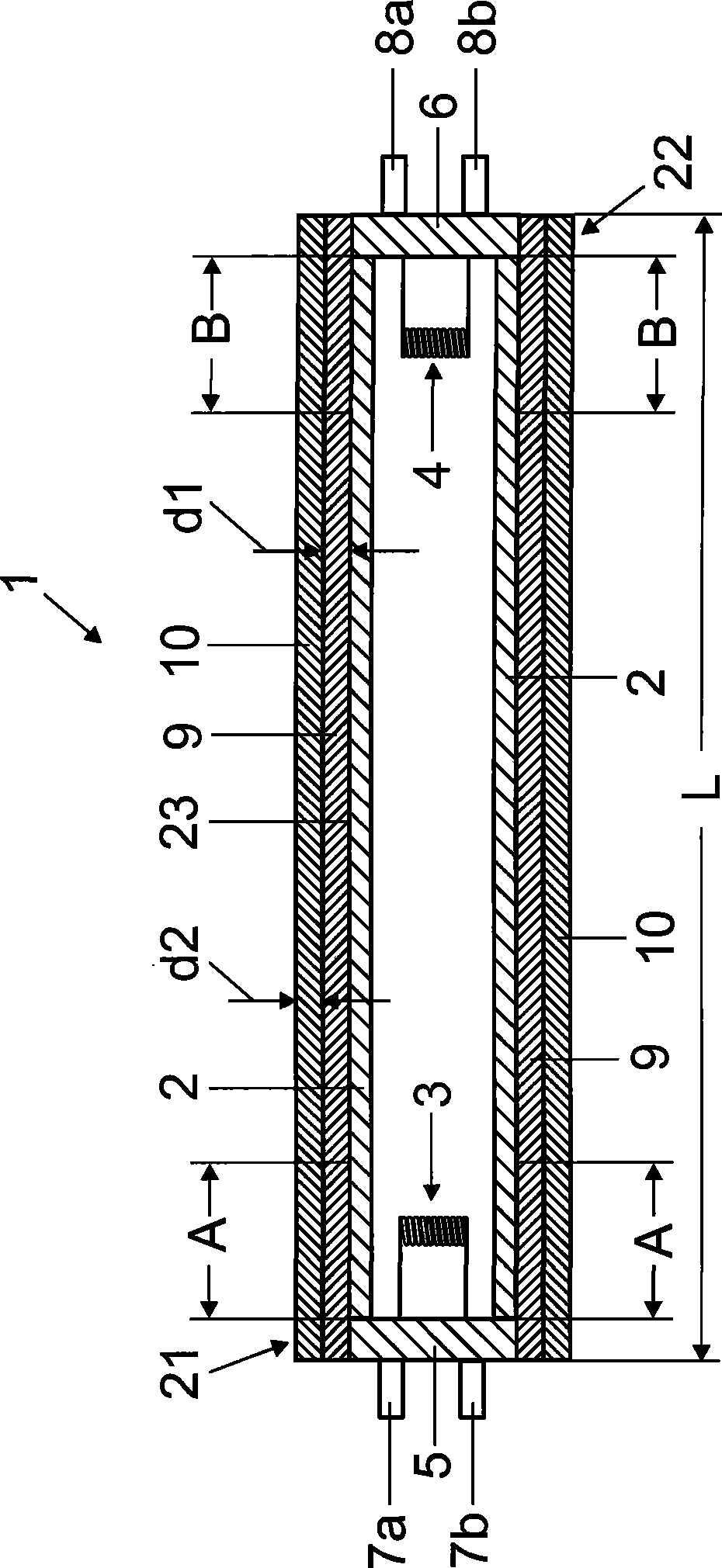 Discharge lamp, particularly low-pressure discharge lamp